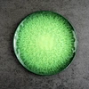 green melamine dinnerware
